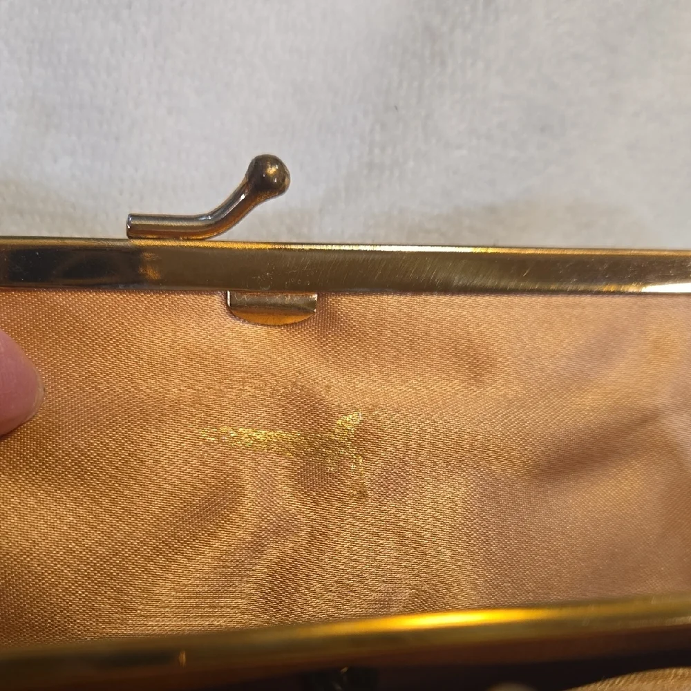 ​INGBER Black Velvet Evening Clutch | Mid-Century Kiss-Lock | USA Made
